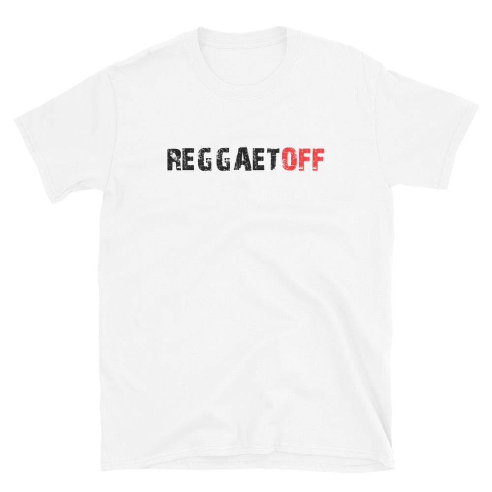 ReggaetOFF (Una línea) | Camiseta clara de manga corta unisex