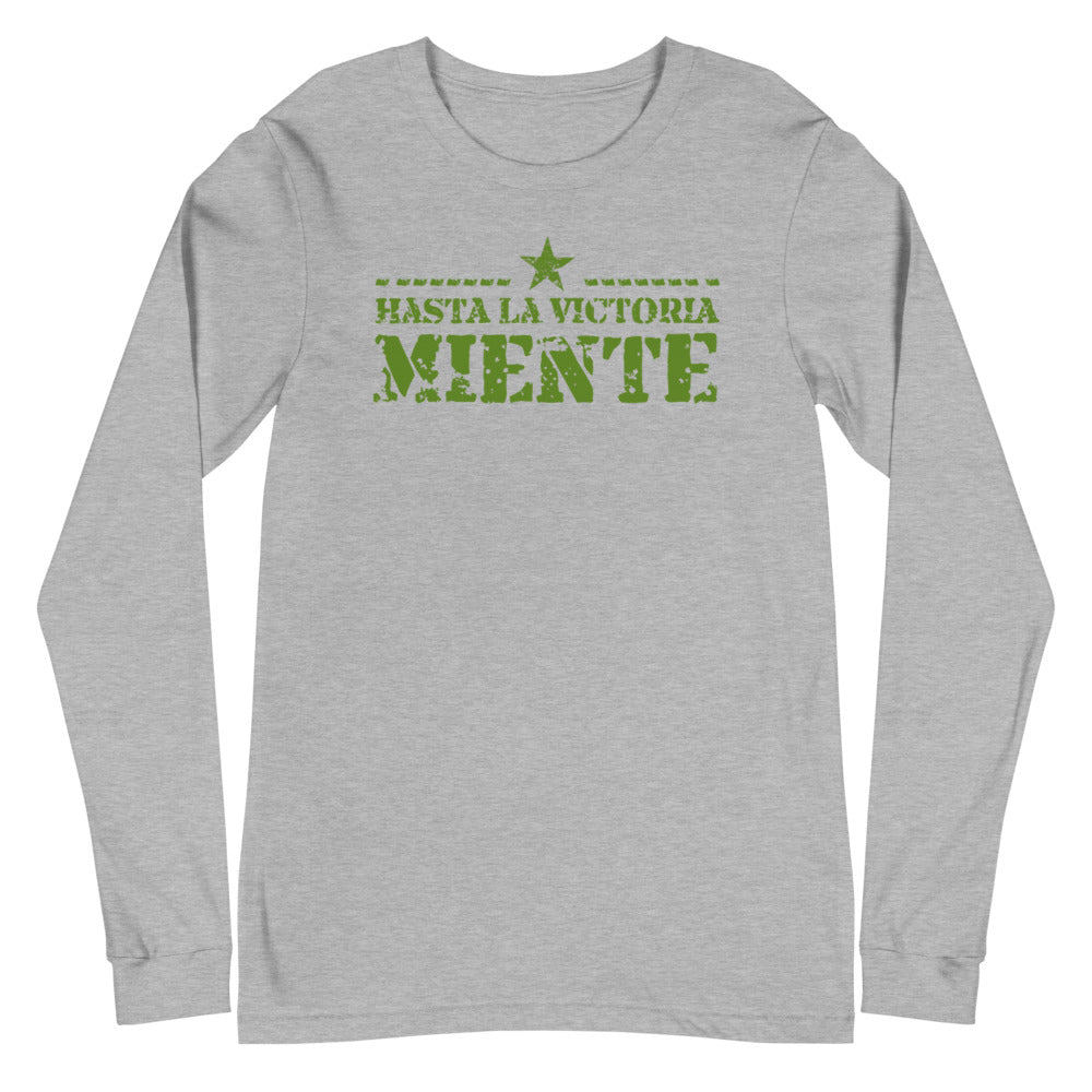 Hasta la Victoria Miente | Camiseta manga larga unisex - Gozanding | Online Store