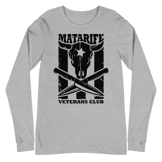 Matarife Veterans Club | Camiseta clara manga larga unisex - Gozanding | Online Store