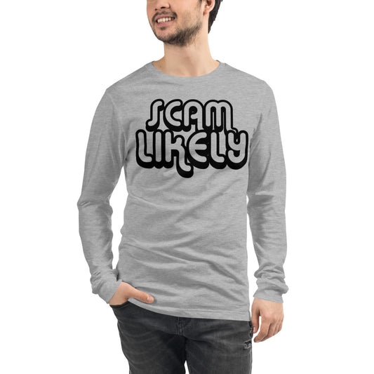 Scam Likely | Camiseta clara manga larga unisex - Gozanding | Online Store