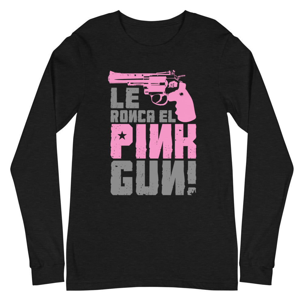 Le ronca el Pink Gun | Camiseta manga larga unisex - Gozanding | Online Store