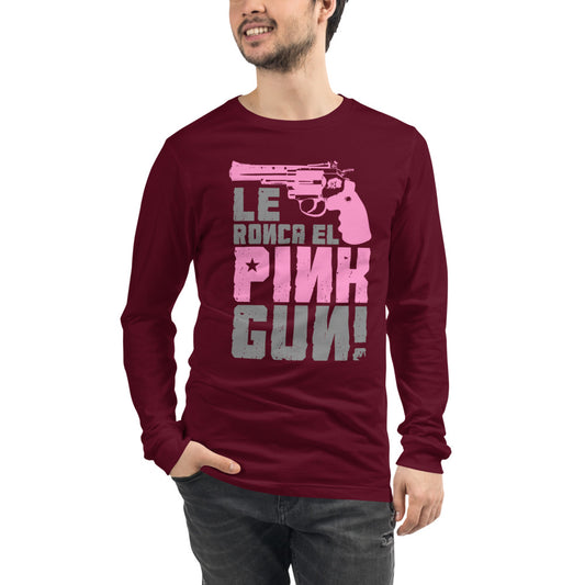 Le ronca el Pink Gun | Camiseta manga larga unisex - Gozanding | Online Store