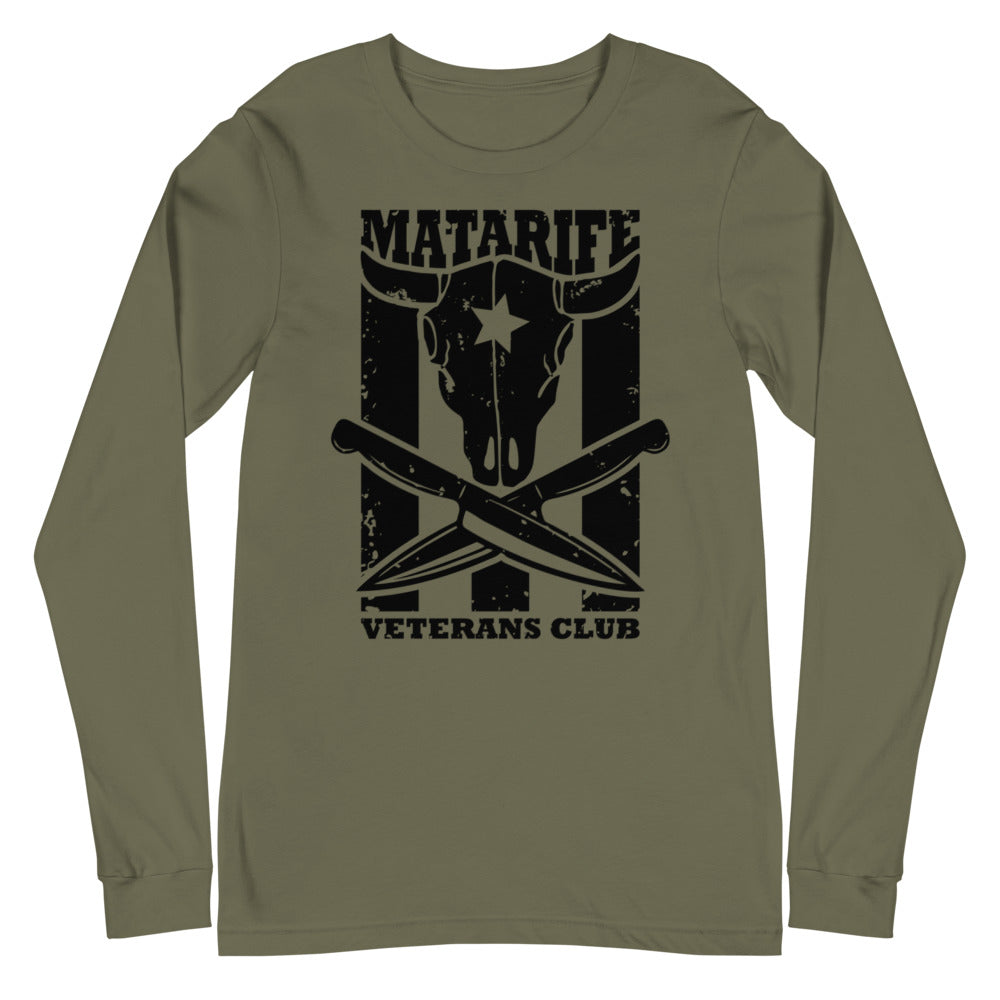 Matarife Veterans Club | Camiseta clara manga larga unisex - Gozanding | Online Store