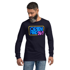 Open Mind 24/7 | Camiseta manga larga unisex - Gozanding | Online Store