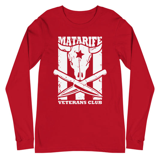 Matarife Veterans Club | Camiseta oscura manga larga unisex - Gozanding | Online Store