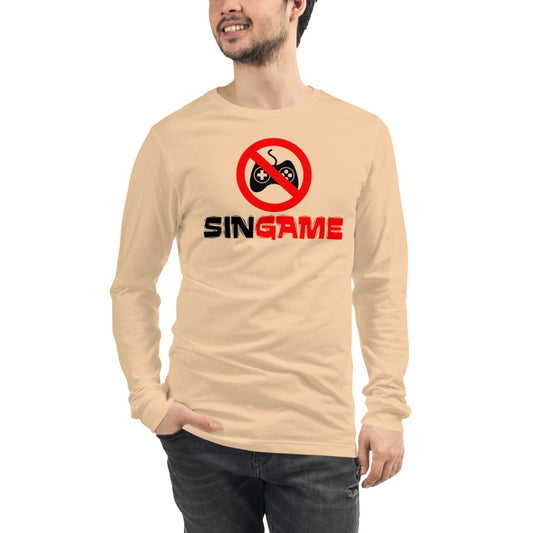 Sin Game | Camiseta clara manga larga unisex - Gozanding | Online Store