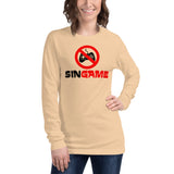 Sin Game | Camiseta clara manga larga unisex - Gozanding | Online Store