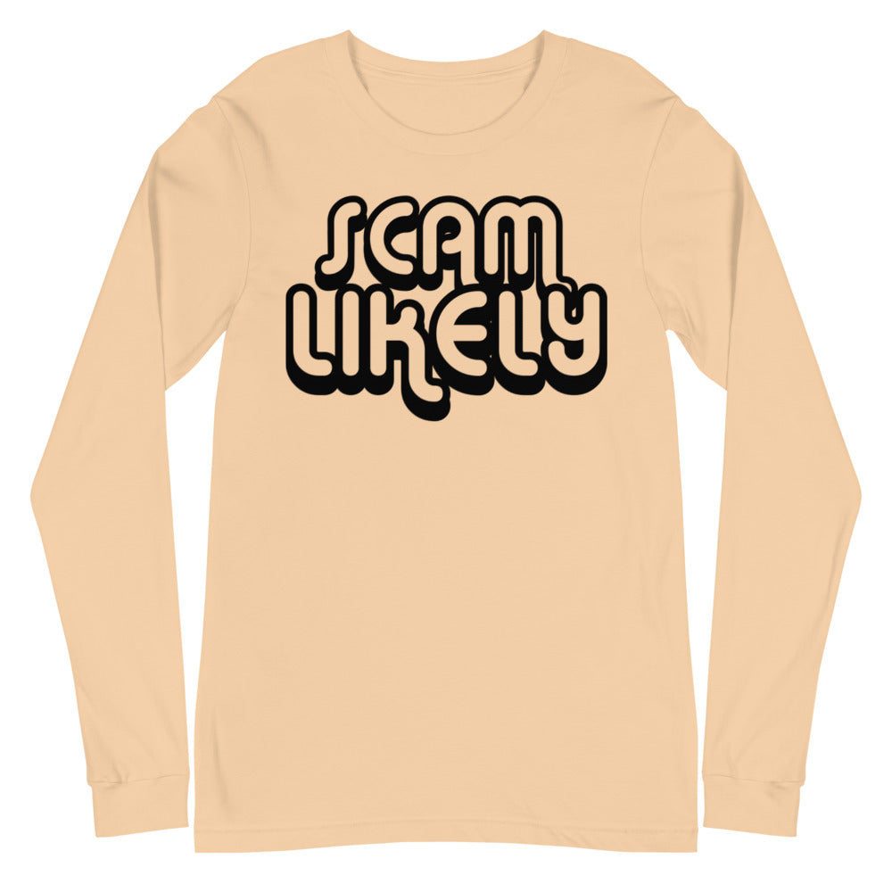 Scam Likely | Camiseta clara manga larga unisex - Gozanding | Online Store