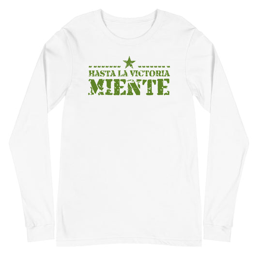 Hasta la Victoria Miente | Camiseta manga larga unisex - Gozanding | Online Store