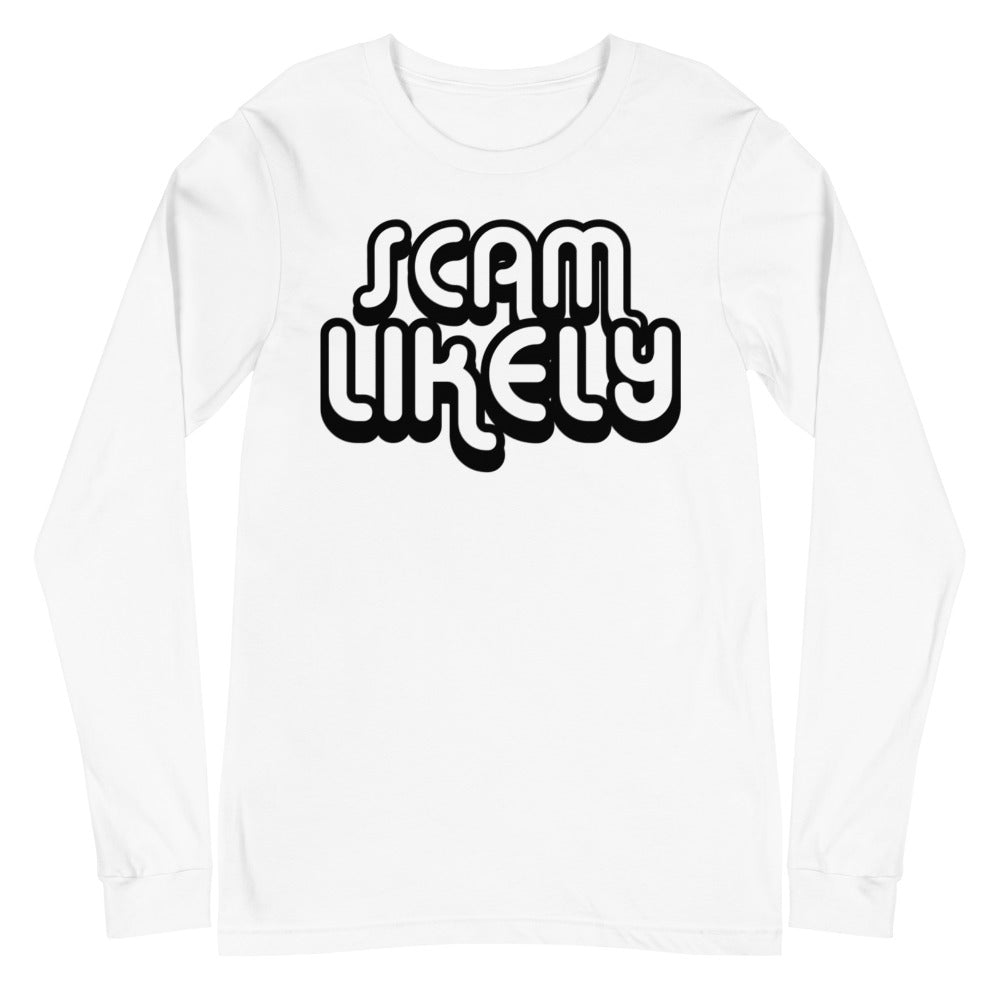 Scam Likely | Camiseta clara manga larga unisex - Gozanding | Online Store