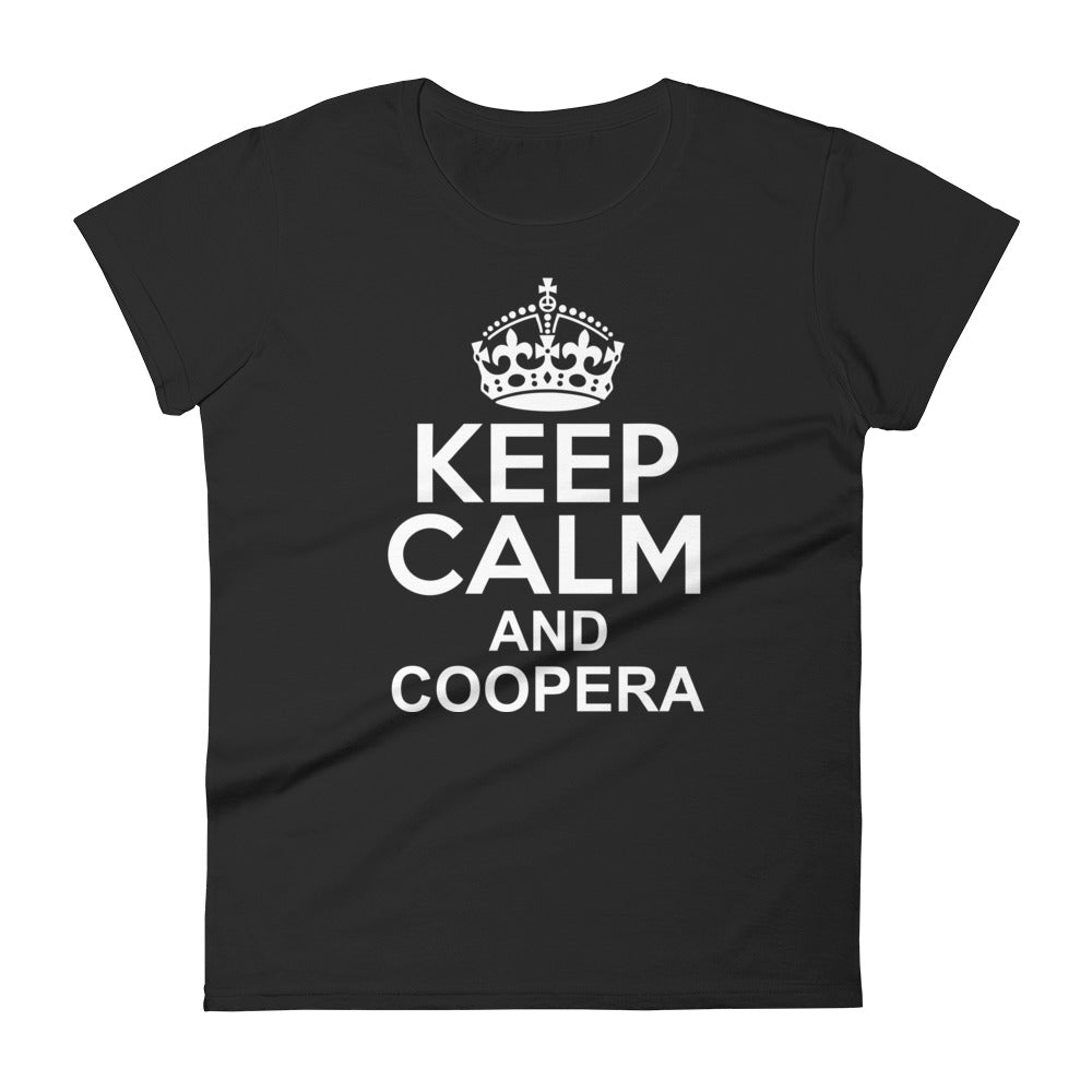 Keep Calm and Coopera | Camiseta de manga corta para mujer - Gozanding | Online Store