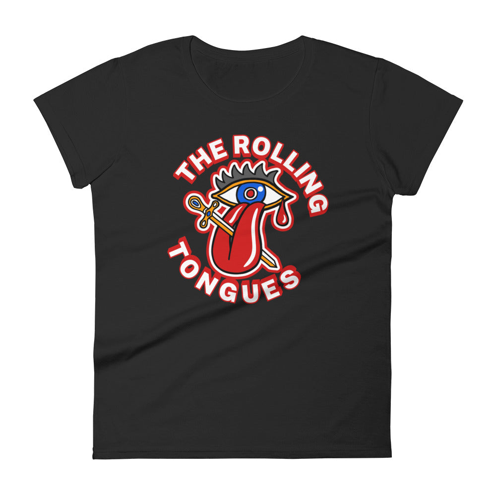 The Rolling Tongues | Camiseta de manga corta para mujer - Gozanding | Online Store