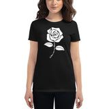 Cultivo una rosa blanca | Camiseta de manga corta para mujer - Gozanding | Online Store