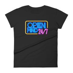 Open Mind 24/7 | Camiseta de manga corta para mujer - Gozanding | Online Store