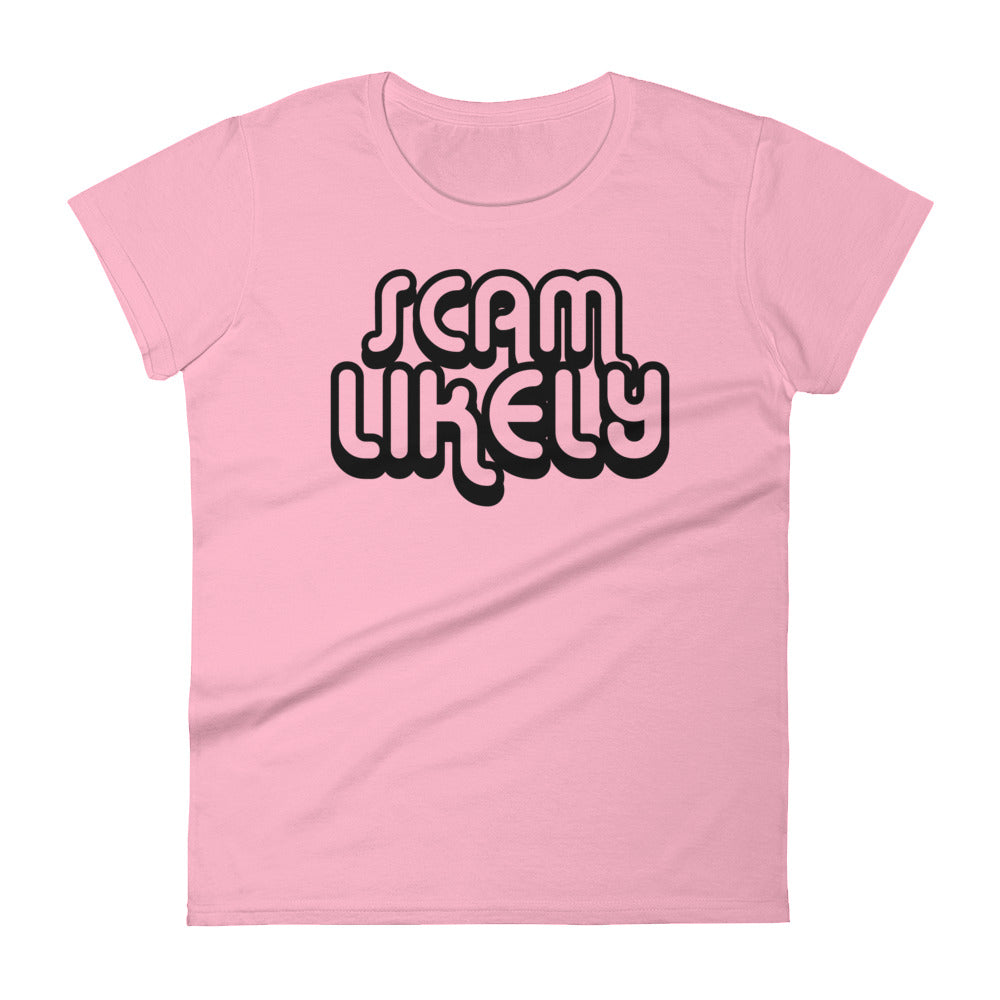 Scam Likely | Camiseta clara de manga corta para mujer - Gozanding | Online Store