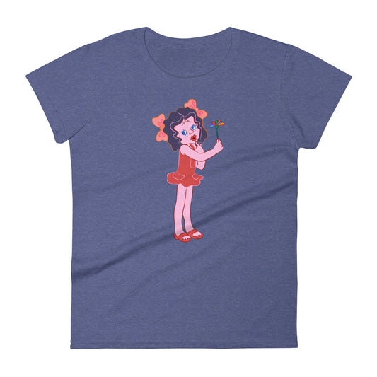 La Florecita de los Siete Colores | Camiseta de manga corta para mujer - Gozanding | Online Store