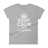 Keep Calm and Coopera | Camiseta de manga corta para mujer - Gozanding | Online Store