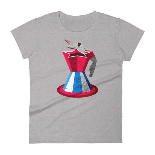 Cafetera Cubana | Camiseta de manga corta para mujer - Gozanding | Online Store