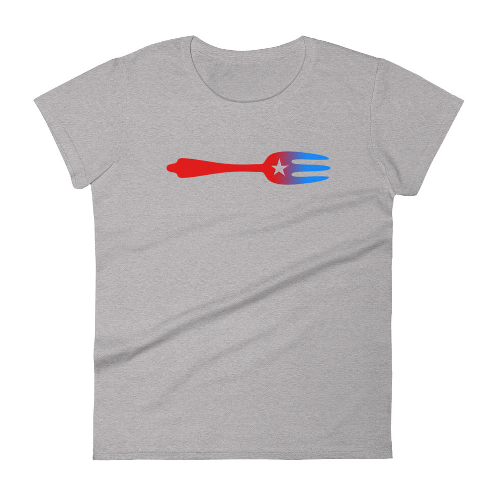 Tenedor | Camiseta de manga corta para mujer - Gozanding | Online Store