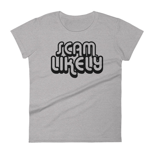 Scam Likely | Camiseta clara de manga corta para mujer - Gozanding | Online Store