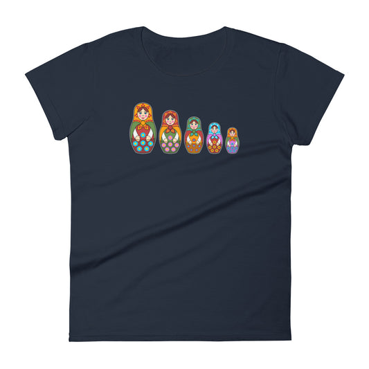 Matrioshka | Camiseta de manga corta para mujer - Gozanding | Online Store