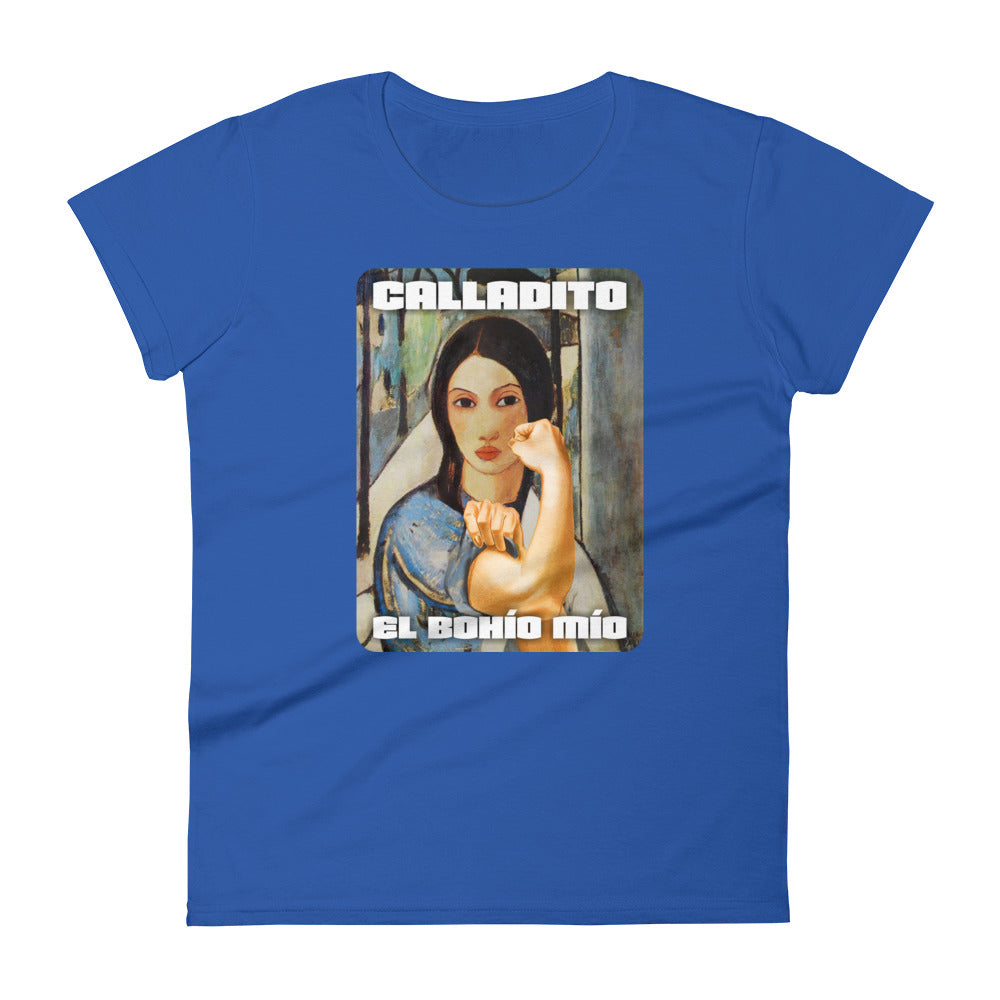Calladito el bohío mío | Camiseta de manga corta para mujer - Gozanding | Online Store