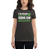 I'm from the loma and sing on the llano | Camiseta de manga corta para mujer - Gozanding | Online Store