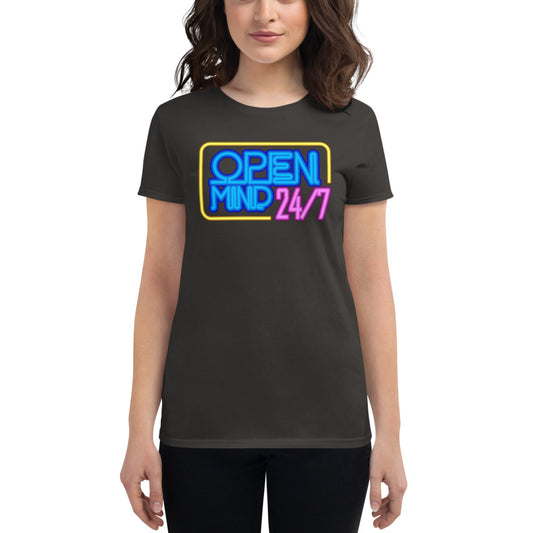 Open Mind 24/7 | Camiseta de manga corta para mujer - Gozanding | Online Store