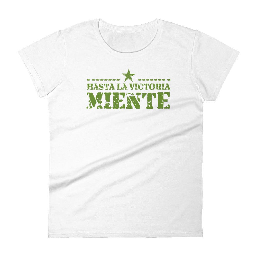 Hasta la Victoria Miente | Women's short sleeve t-shirt - Gozanding | Online Store