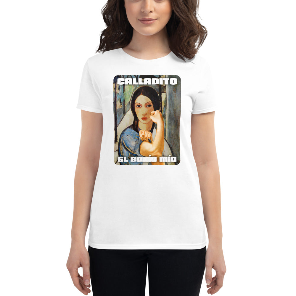 Calladito el bohío mío | Camiseta de manga corta para mujer - Gozanding | Online Store