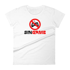 Sin Game | Camiseta clara de manga corta para mujer - Gozanding | Online Store