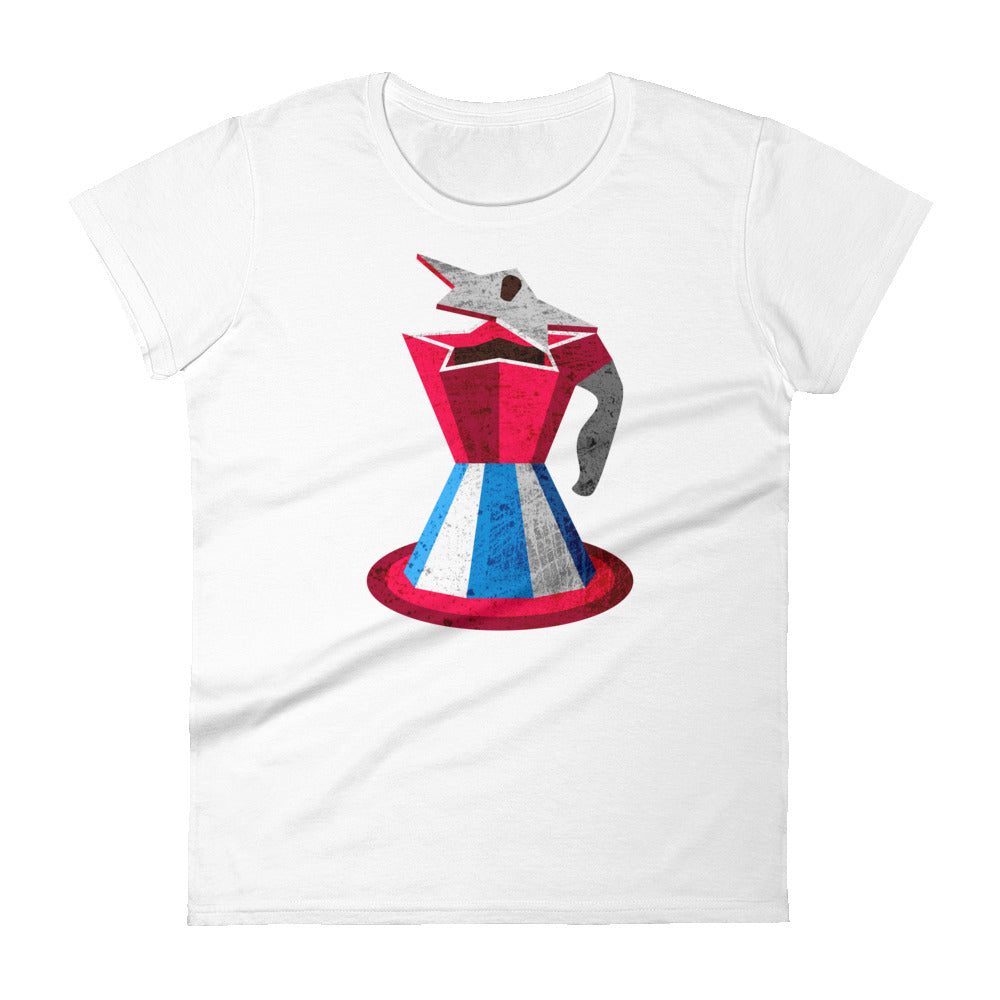 Cafetera Cubana | Camiseta de manga corta para mujer - Gozanding | Online Store